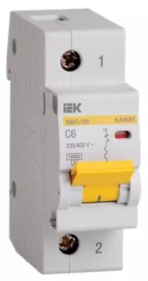 Elektron tosar BA47-100 1P 100A 10ka x - ka C IEK